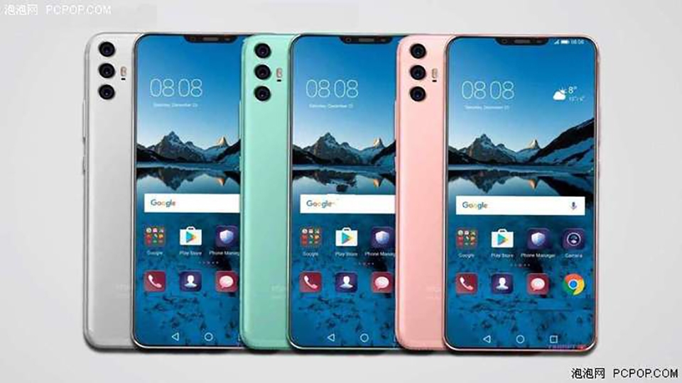 Huawei P20 rò rỉ ảnh render Huawei P20 rò rỉ ảnh render