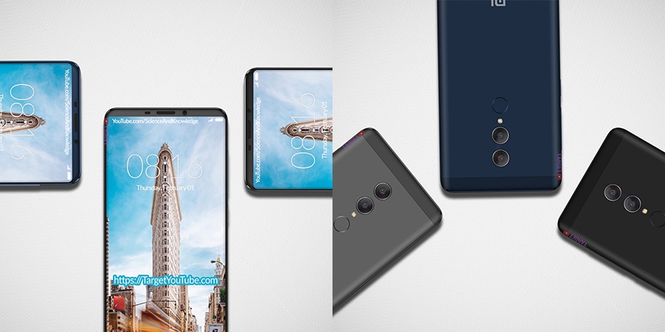 Xiaomi Redmi Note 5 lộ ảnh render mới (ảnh 1)
