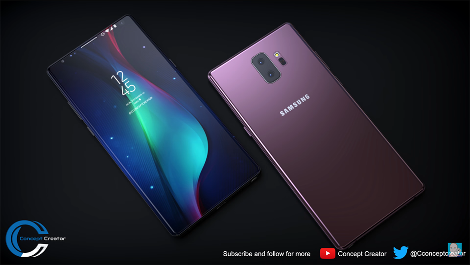 Concept Galaxy Note 9 tuyệt đẹp (ảnh 1) Concept Galaxy Note 9 tuyệt đẹp (ảnh 1)