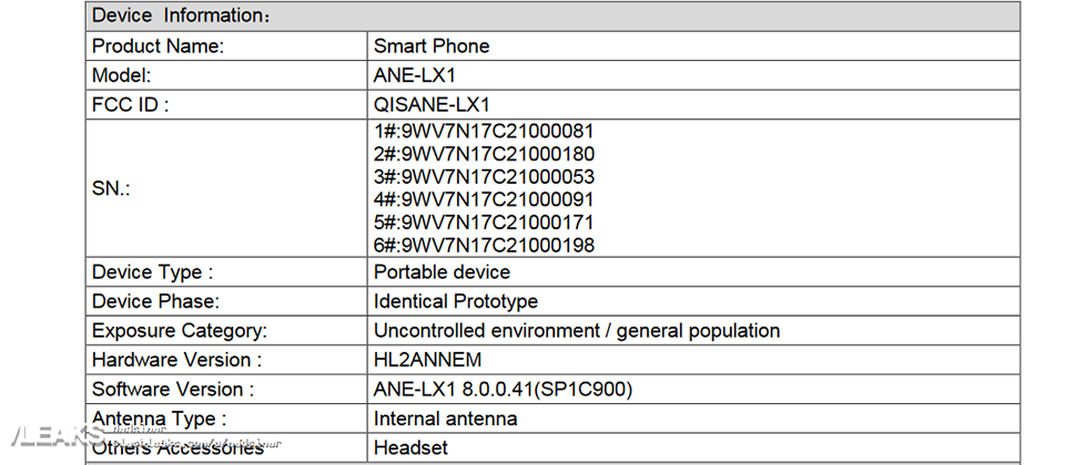 Huawei P20 Lite đạt chứng nhận FCC (ảnh 2)