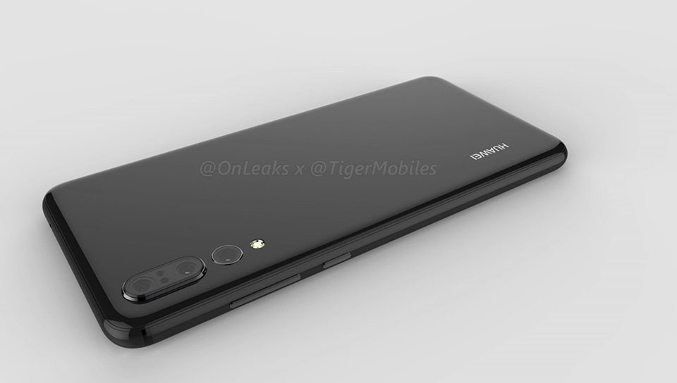 Huawei P20 Plus lộ ảnh render (ảnh 1)