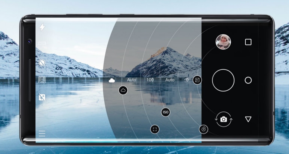 Giao diện chụp ảnh của Nokia 8 Sirocco Giao diện chụp ảnh của Nokia 8 Sirocco