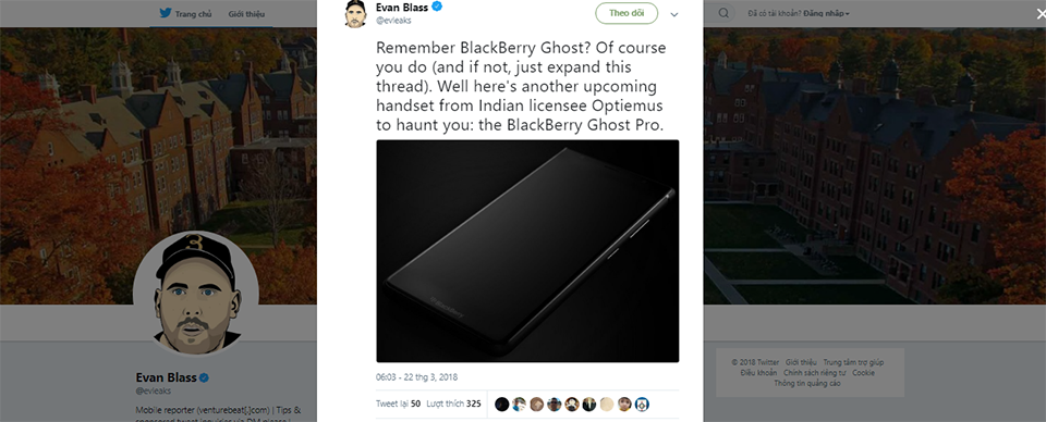 Blackberry Ghost lộ ảnh render (ảnh 1)