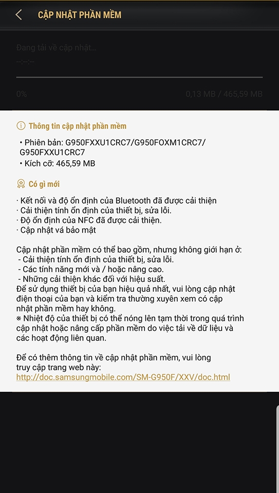 Galaxy S8/ S8+ nhận bản cập nhật mới