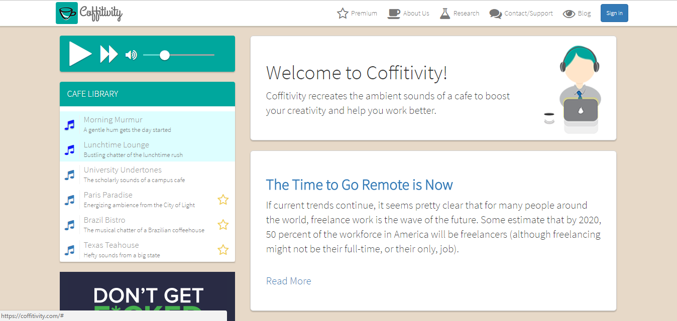 Nghe được các âm thanh ở quán coffee ngay tại nhà ngay lúc này nhé! Nghe được các âm thanh ở quán coffee ngay tại nhà ngay lúc này nhé!