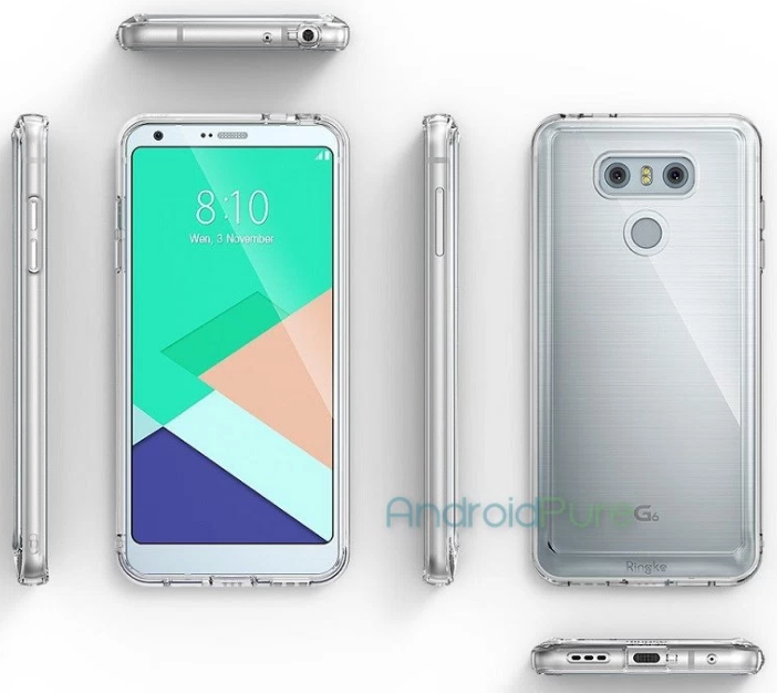 Toàn bộ thân máy LG G6 được phơi bày Toàn bộ thân máy LG G6 được phơi bày
