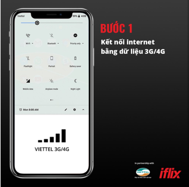 Nhận 3 tháng miễn phí sử dụng dịch vụ xem phim iflix.