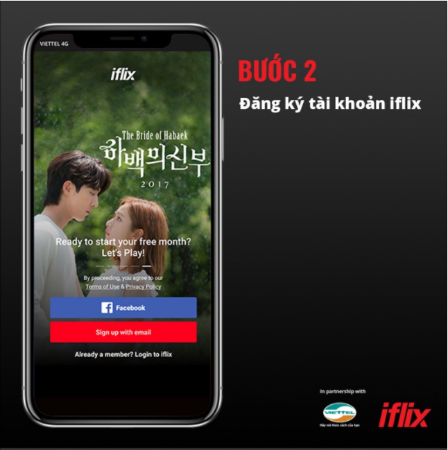 Nhận 3 tháng miễn phí sử dụng dịch vụ xem phim iflix.
