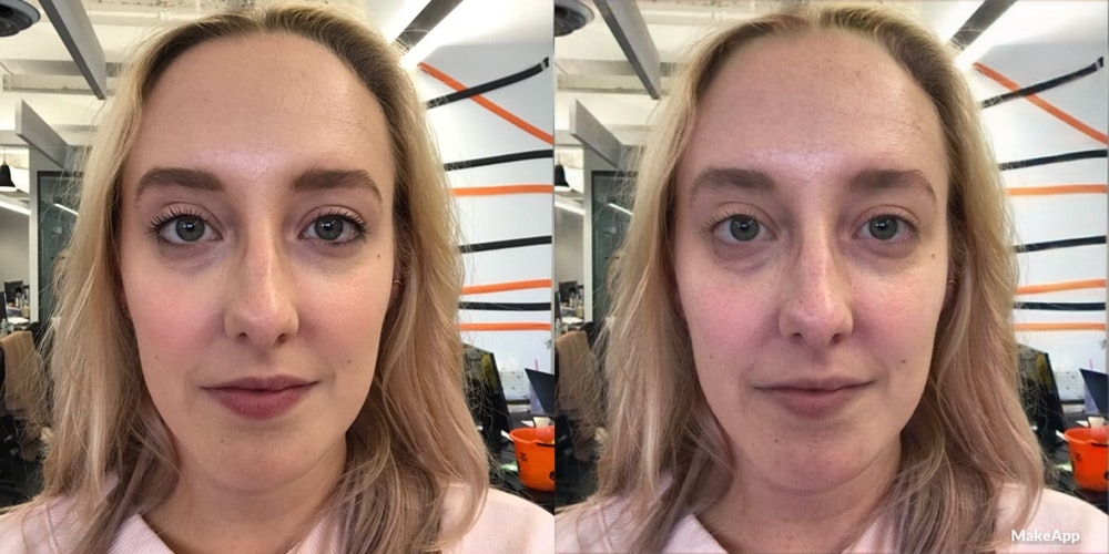 ứng dụng MakeApp giúp loại bỏ trang điểm ứng dụng MakeApp giúp loại bỏ trang điểm