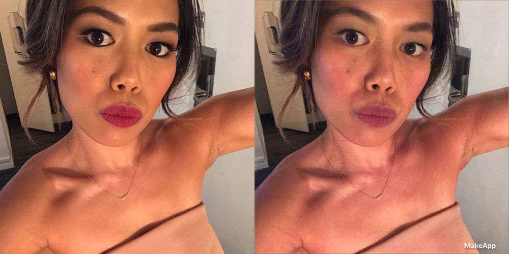 ứng dụng MakeApp giúp loại bỏ trang điểm ứng dụng MakeApp giúp loại bỏ trang điểm