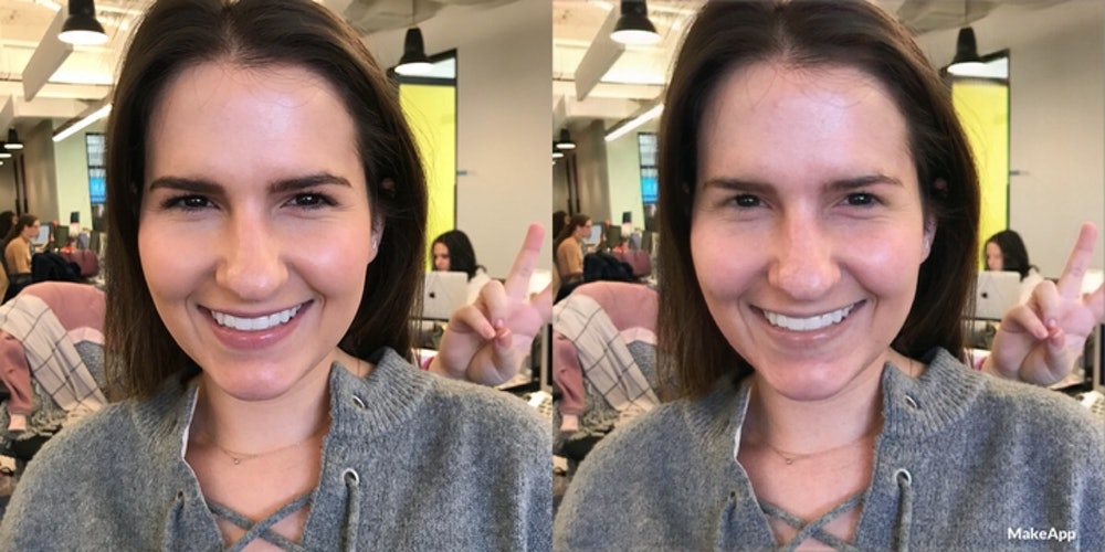 ứng dụng MakeApp giúp loại bỏ trang điểm ứng dụng MakeApp giúp loại bỏ trang điểm