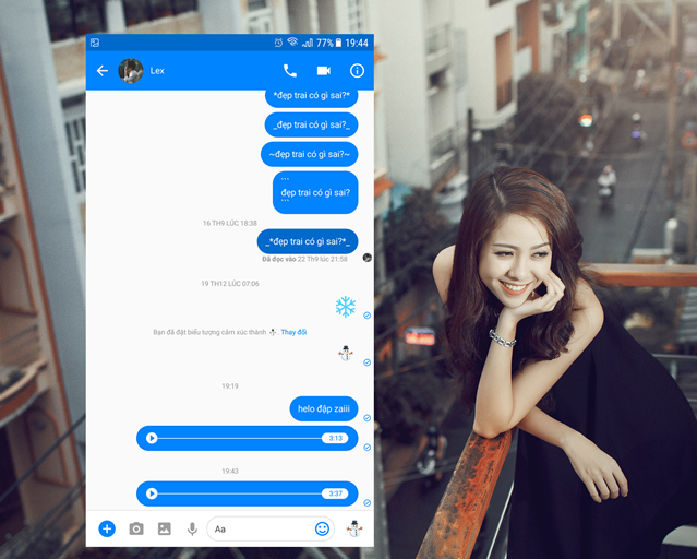 phát nhạc trực tiếp trên Facebook Messenger