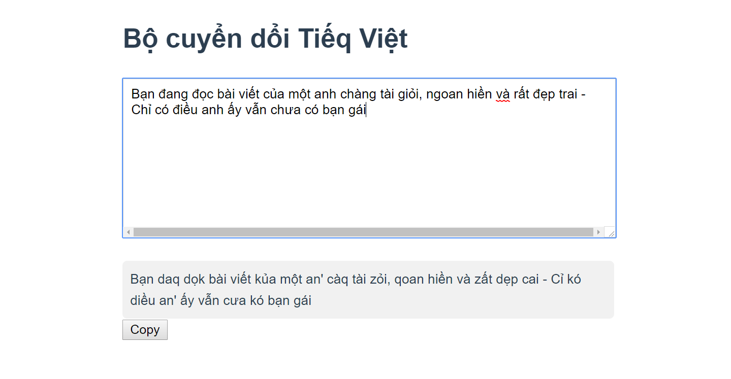Tiếng Việt trong tương lai là thế này sao????