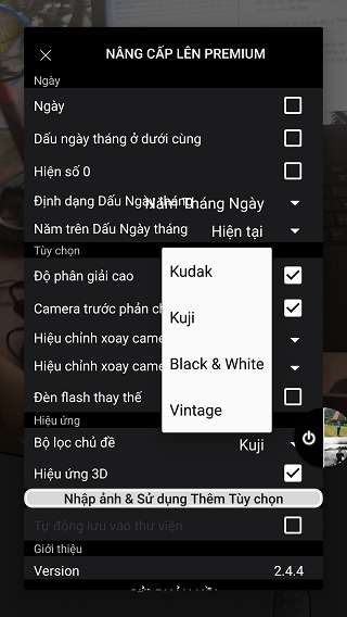 Chụp ảnh với hiệu ứng film xưa cũ trên smartphone Chụp ảnh với hiệu ứng film xưa cũ trên smartphone