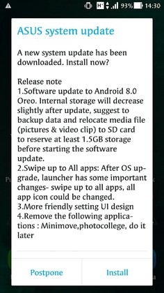 Tải về Android 8.0 cho Asus Zenfone 3 Tải về Android 8.0 cho Asus Zenfone 3