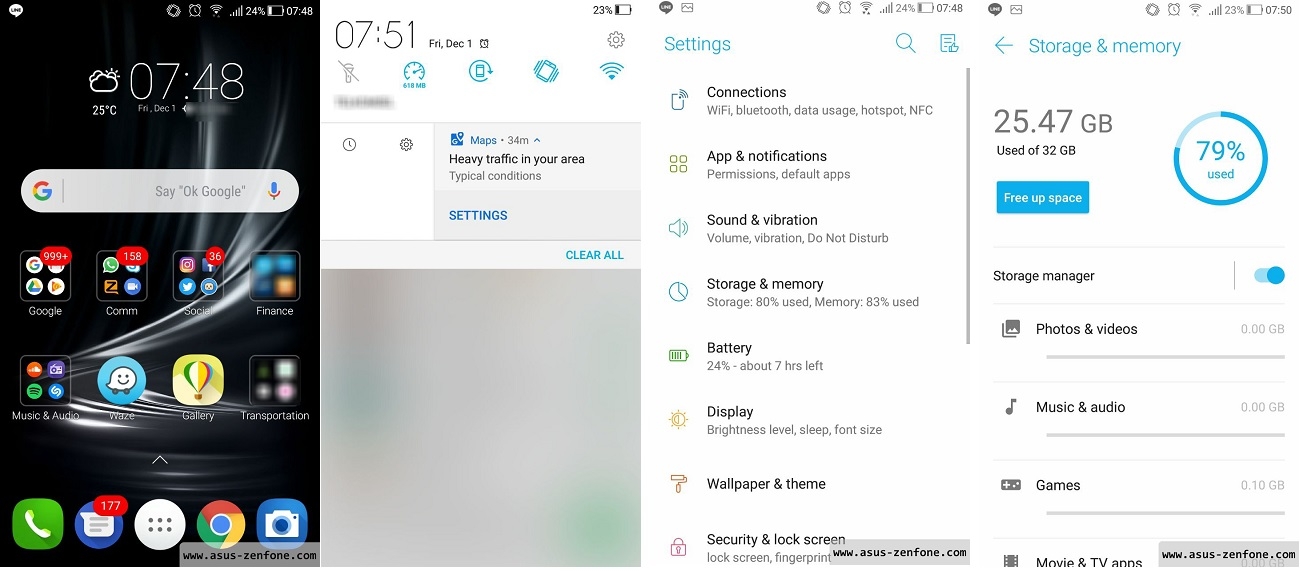 Ảnh của update Android Oreo 8.0 trên Asus Zenfone 3