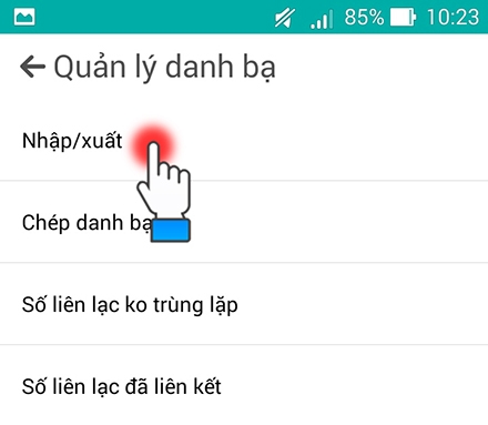 Cách chuyển danh bạ từ Android sang iPhone