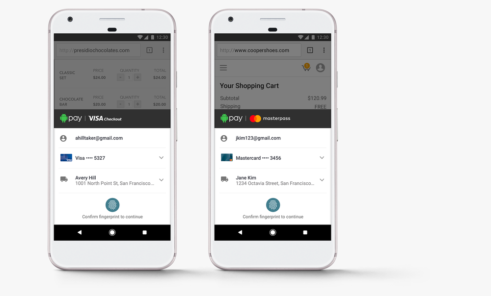 Android Pay: Cập nhật thêm tín năng thanh toán trực tuyến