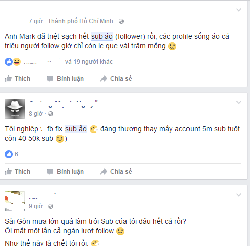 Facebook đổi thuật toán khiến tài khoản mất sup ảo Facebook đổi thuật toán khiến tài khoản mất sup ảo