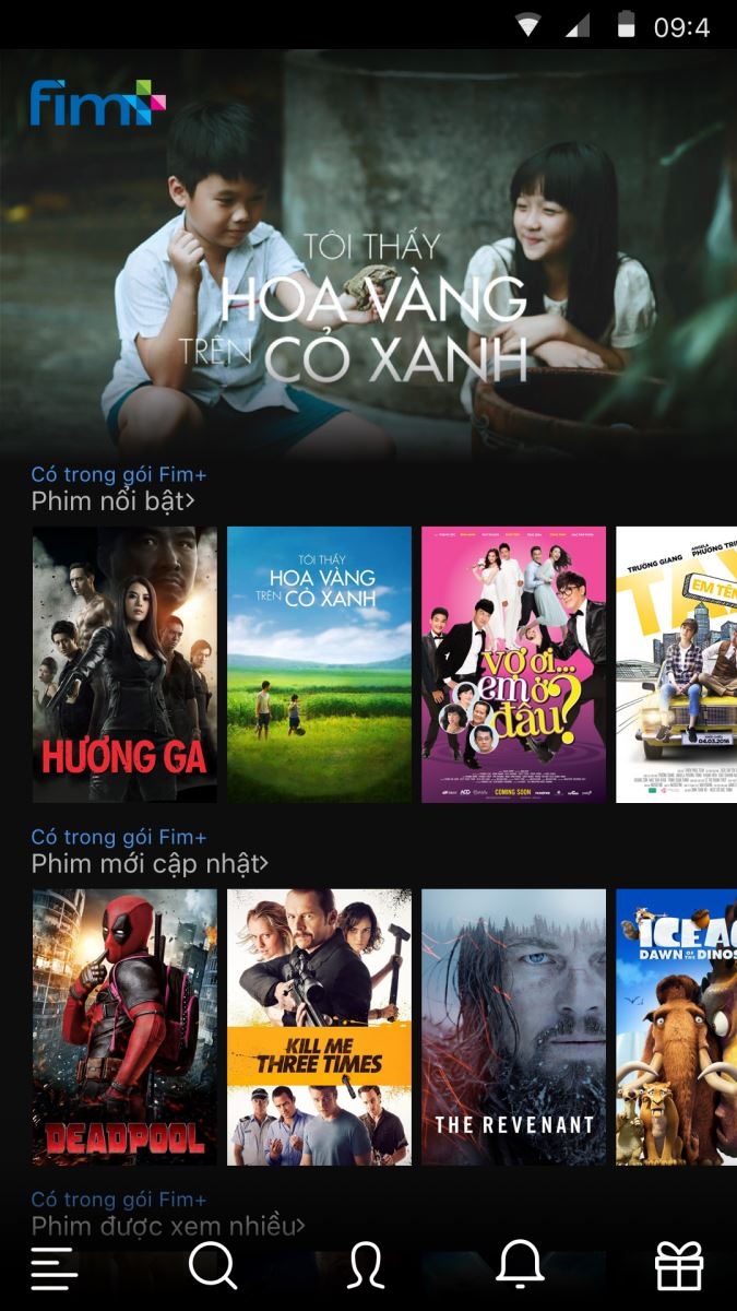 Ứng dụng FIM+ xem phim mọi lúc mọi nơi Ứng dụng FIM+ xem phim mọi lúc mọi nơi