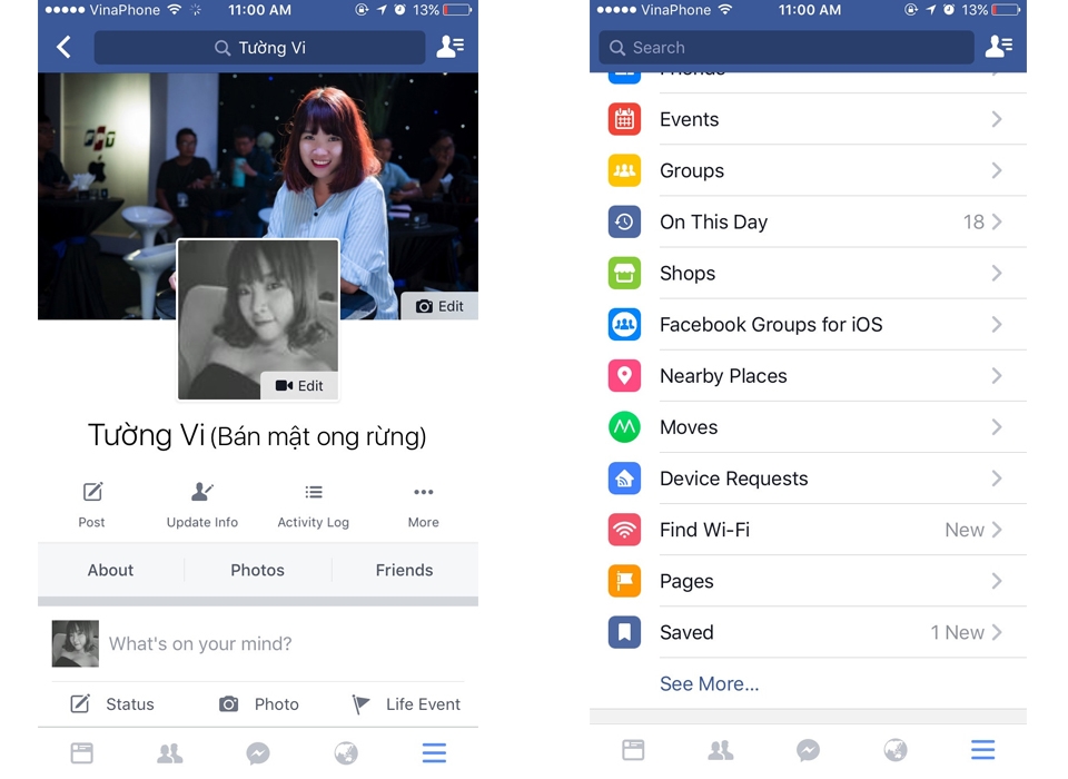 Sử dụng tính năng tìm điểm phát WiFi trên Facebook