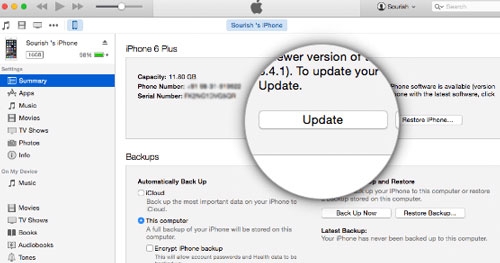 Cách cập nhật phiên bản iOS 10.2