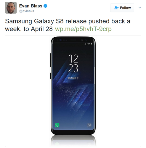 Galaxy S8 và S8 Plus bị dời ngày bán sang 28/4Galaxy S8 và S8 Plus bị dời ngày bán sang 28/4 Galaxy S8 và S8 Plus bị dời ngày bán sang 28/4