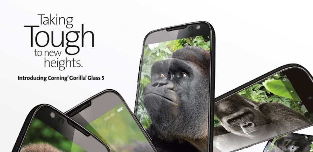 Corning giới thiệu kính Gorilla Glass 5