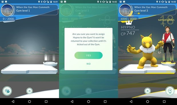 Hướng dẫn gia nhập team và thách đấu trong Pokemon GO