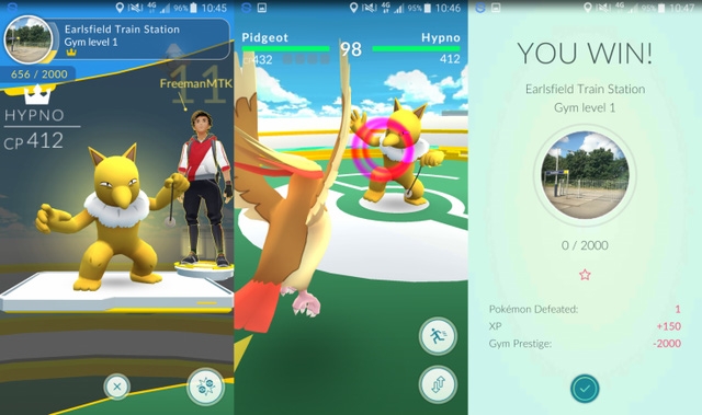 Hướng dẫn gia nhập team và thách đấu trong Pokemon GO