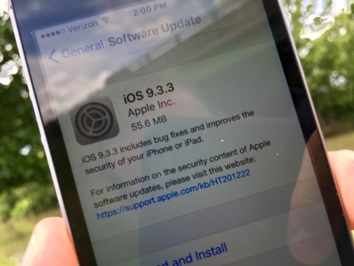 iOS 9.3.3