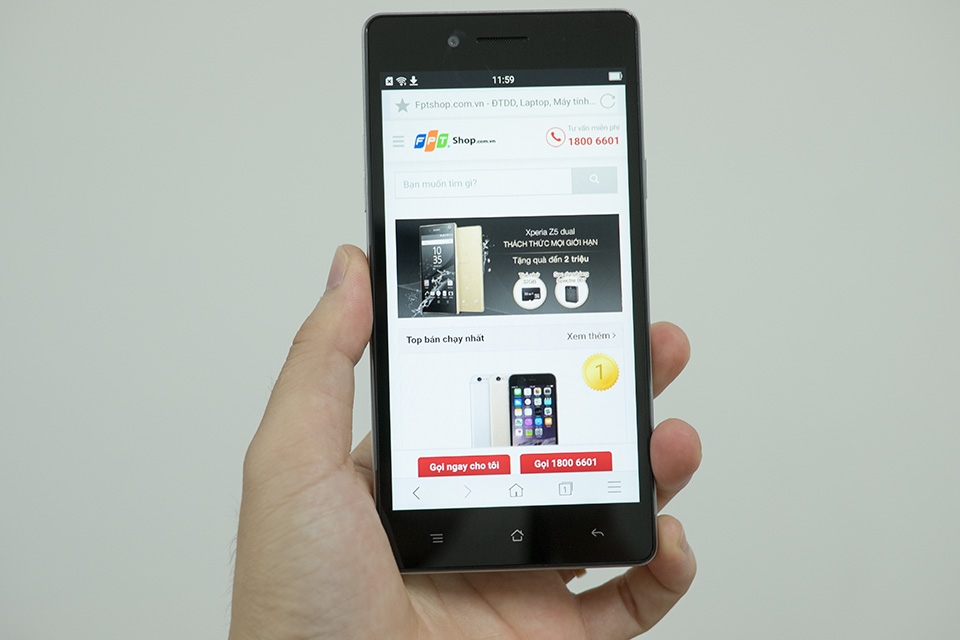 Trên tay nhanh Oppo Neo 7 tại FPTShop