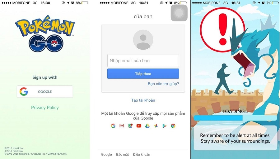 Những lỗi thường gặp trong Pokémon Go và cách khắc phục