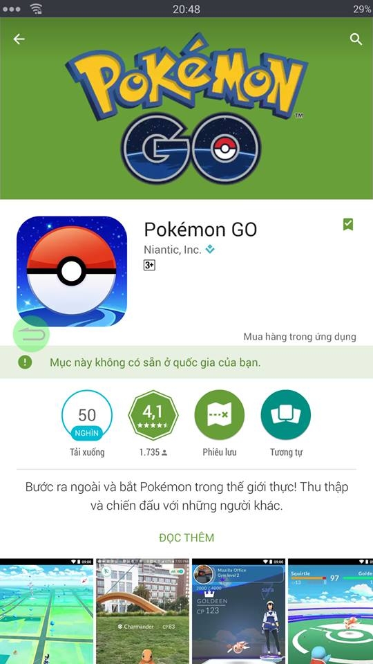 Những lỗi thường gặp trong Pokémon Go và cách khắc phục