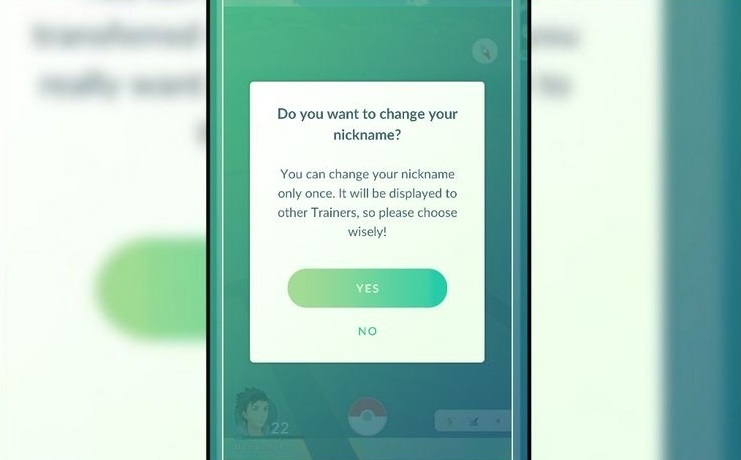 Hướng dẫn thay đổi nickname trong Pokemon Go