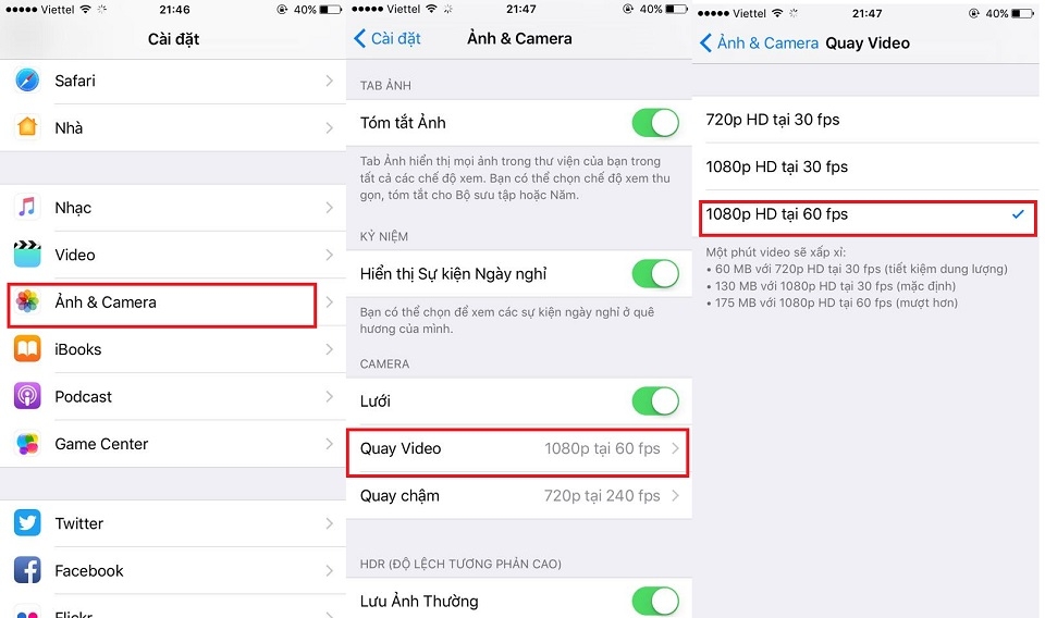 Tôi đa hoá chất lượng video Tôi đa hoá chất lượng video