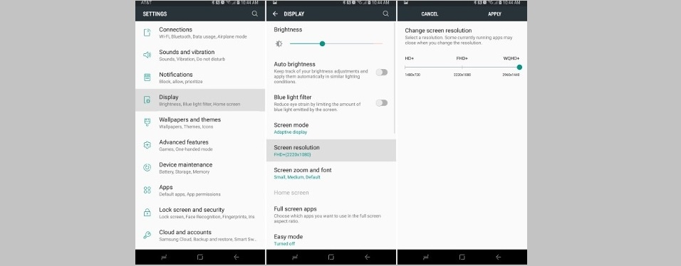Điều chỉnh độ phân giải màn hình Điều chỉnh độ phân giải màn hình