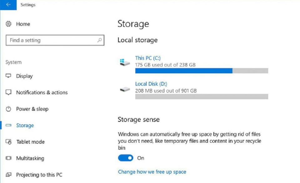 Tự động dọn dẹp ổ đĩa Tự động dọn dẹp ổ đĩa