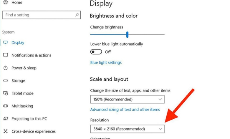 Dễ dàng điều chỉnh độ phân giải màn hình Dễ dàng điều chỉnh độ phân giải màn hình