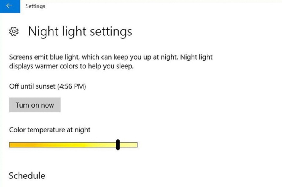 Blue light và Night light Blue light và Night light