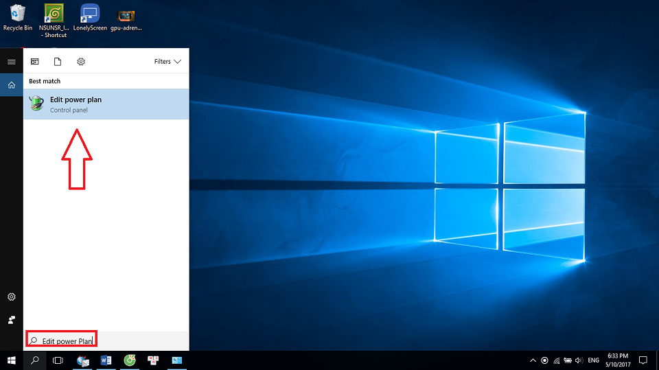 Truy cập Edit Plan Setting