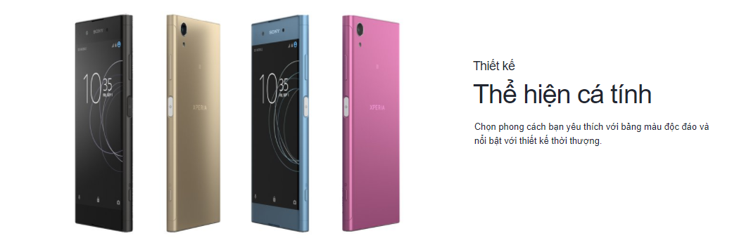 4 Màu sắc của Xperia XA1 Plus