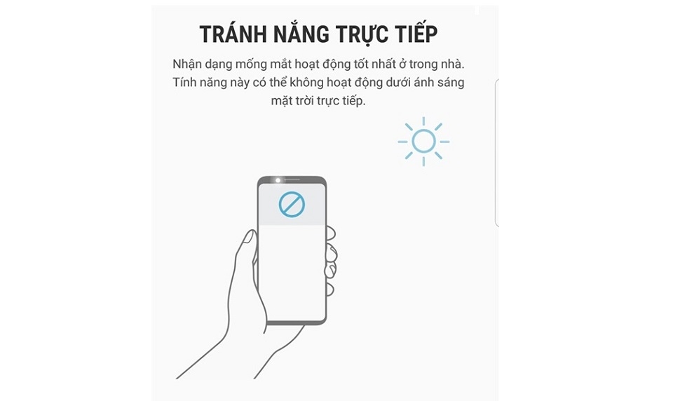 Tránh ánh nắng trực tiếp