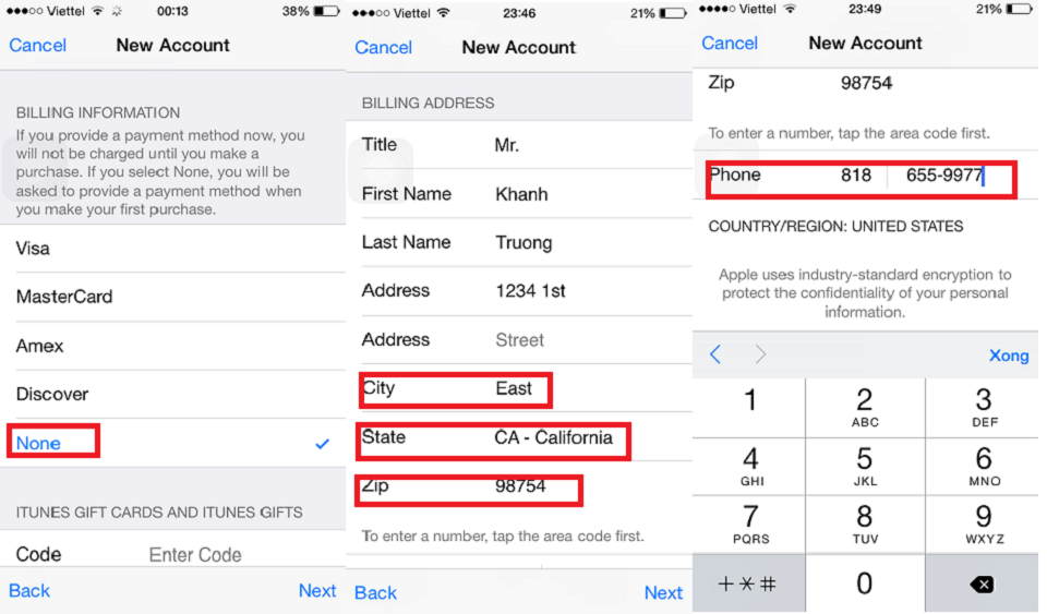 Sử dụng, tạo tài khoản ID Apple nước ngoài. Sử dụng, tạo tài khoản ID Apple nước ngoài.
