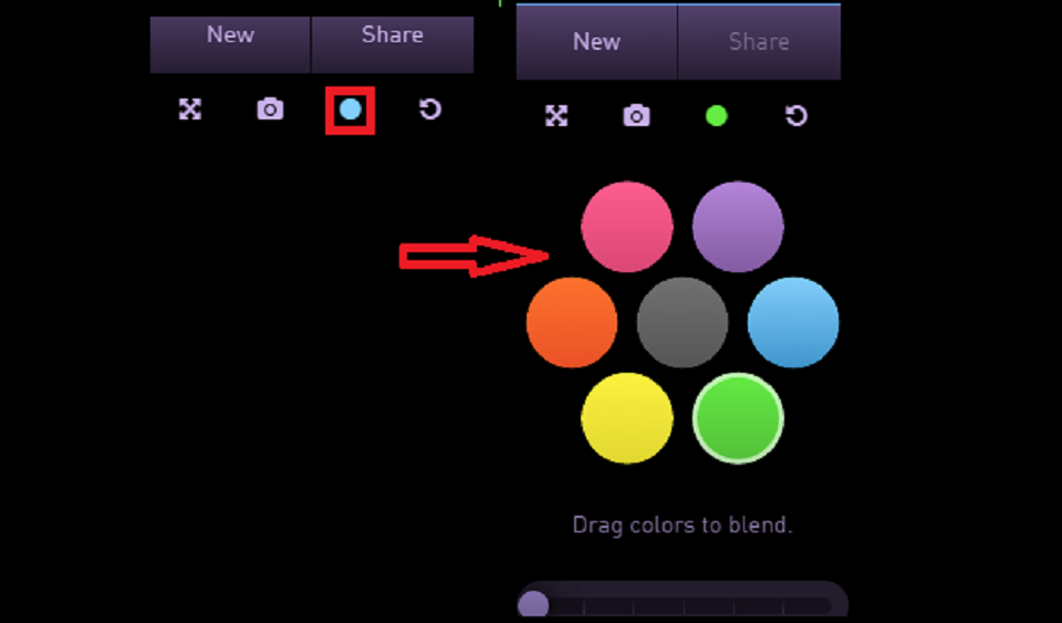 Mở giao diện tuỳ chỉnh