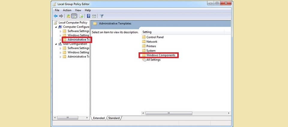 Mở hộp thoại Windows Components Mở hộp thoại Windows Components
