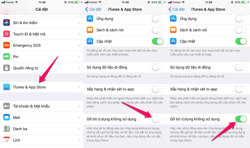 Tự động gỡ bỏ ứng dụng