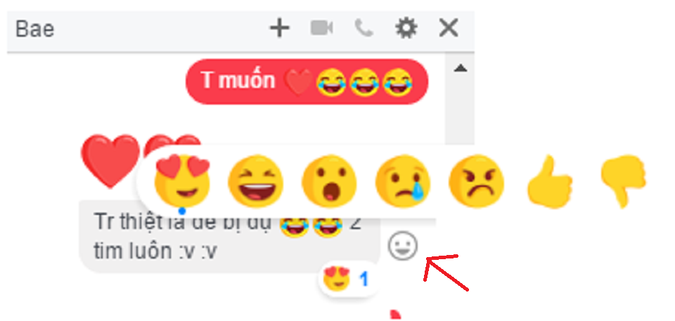 Reaction trên máy tính