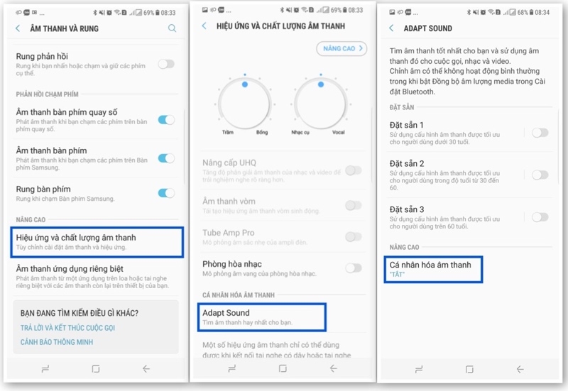 Thiế lập hệ thống theo ‘’cá nhân hoá’’ hoặc ‘’cài đặt sẵn’’