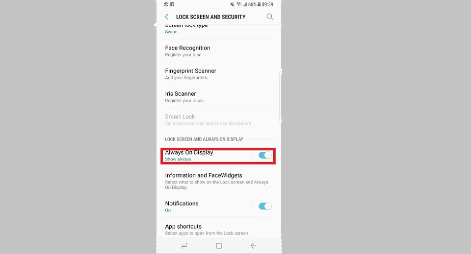 Vô hiệu hoá Always On